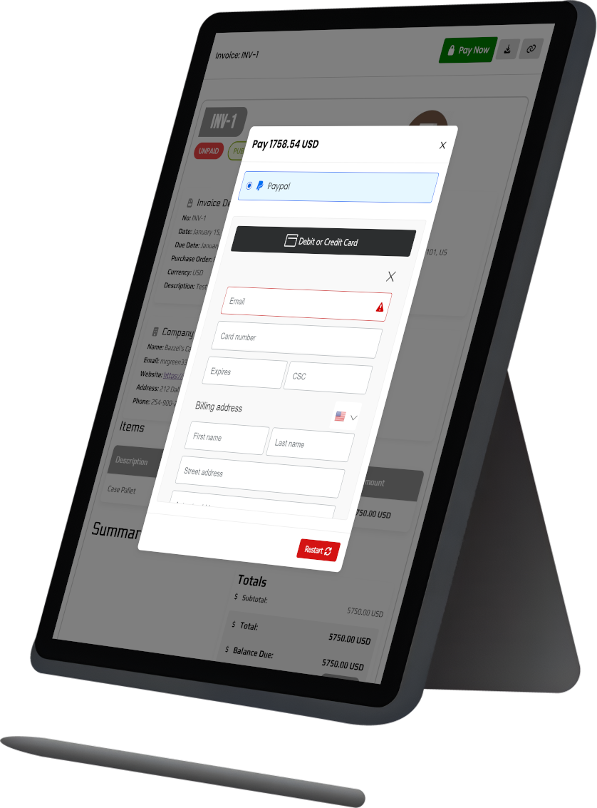 Get Paid Online with PayPal Illustration