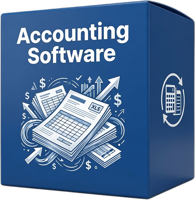 Accounting box art